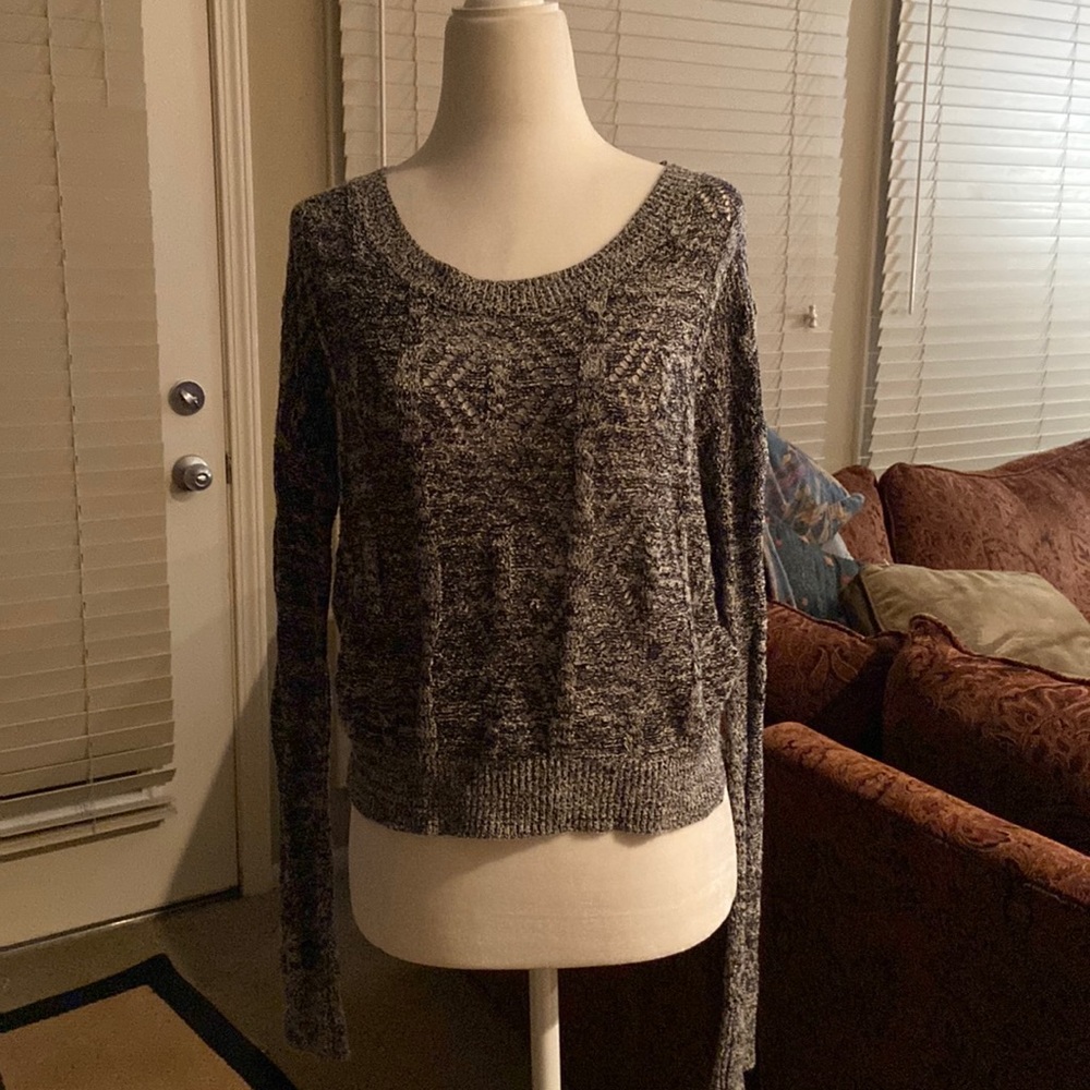 🔥3/$15 Pins&Needles (Urban Outfitters)short black/white sweater